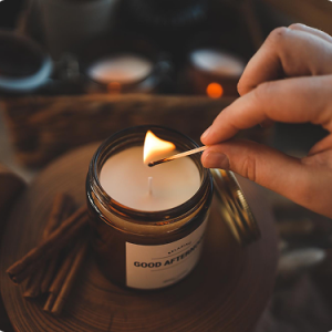 Cougie de bougie d'aromathérapie